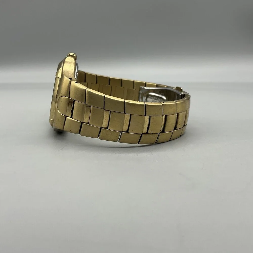 Citizen Eco-Drive Mens Watch 36mm Gold Tone Day Date Solar 7.25